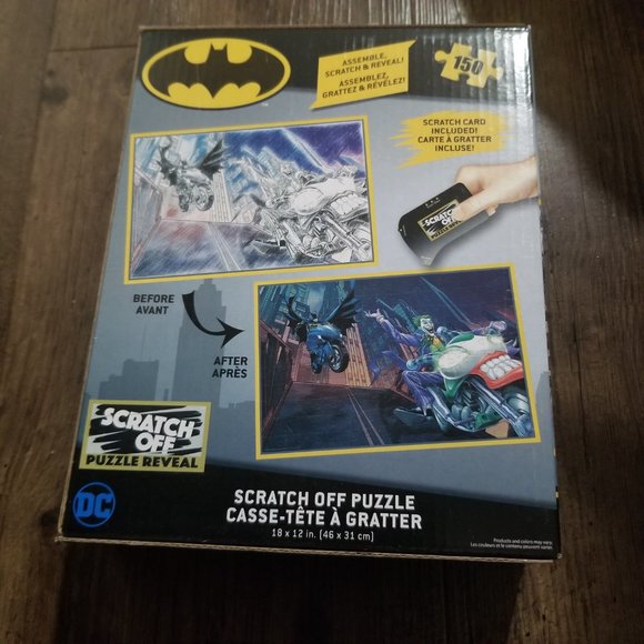 DC Comics 2 Sratch Off and Reveal Puzzles  Batman / Superman - Picture 3 of 6